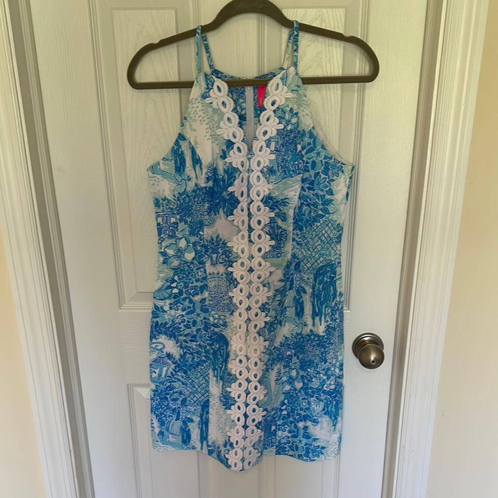 Lilly Pulitzer Blue and White Dress